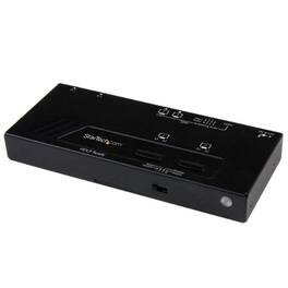 Startech - 2x2 HDMI Matrix Switch with Automatic and Priority Switching - 1080p - Black