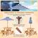 Rainproof Sun-proof Adjustable & Foldable Umbrella
It's recommended to fold the umbrella when on windy days.
2 adjustable positions for different shade ranges
Tip design allows for firm fixation in the soil