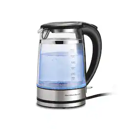 Hamilton Beach - 1.7 L Double Wall Kettle - Black
