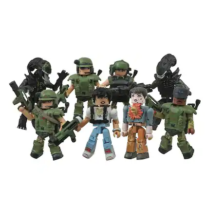 Front. Diamond Comic - Aliens Minimates Series 1, Sealed Case of 12.