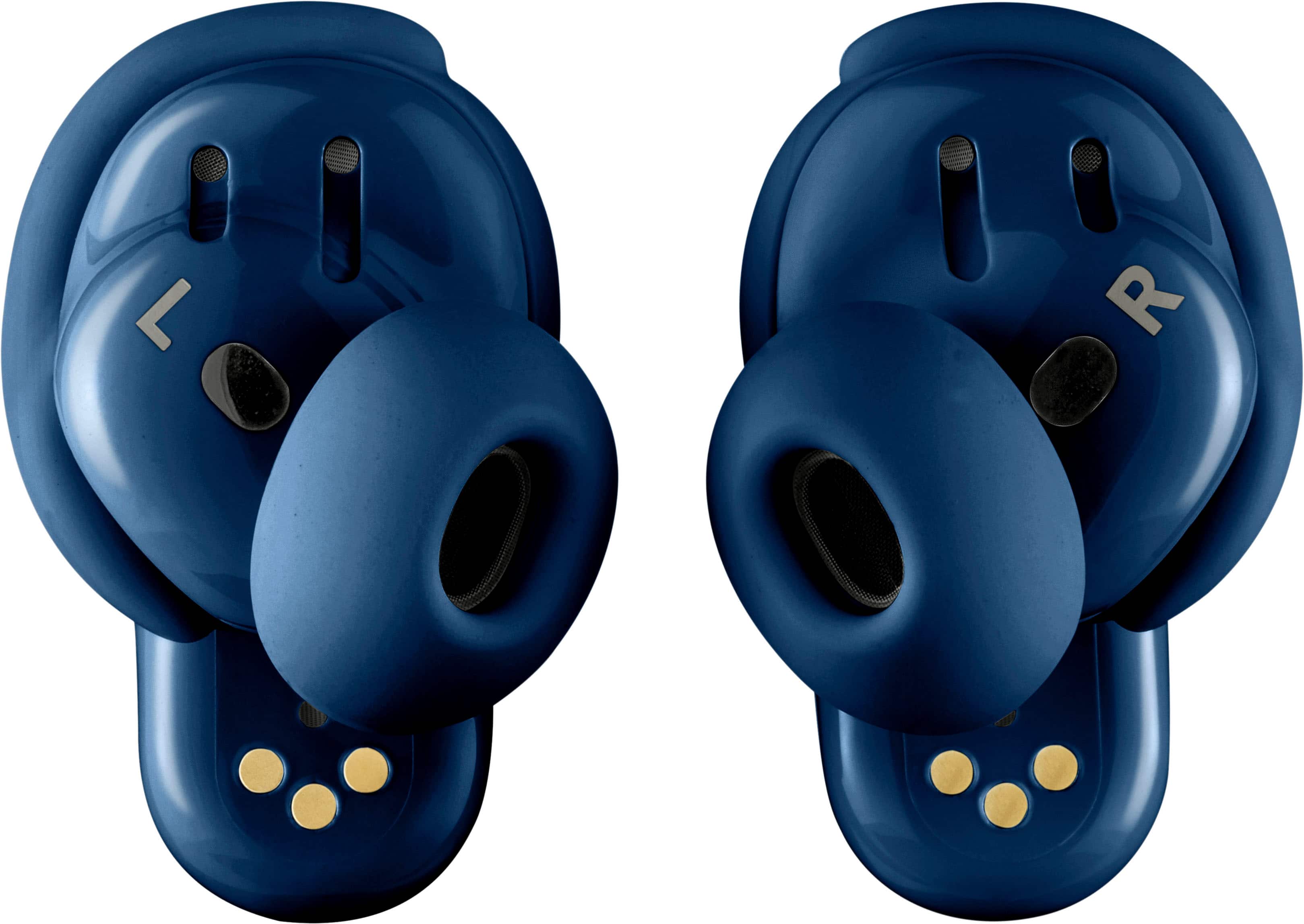 Alt View 13. Bose - QuietComfort Ultra True Wireless Noise Cancelling In-Ear Earbuds - Lunar Blue.