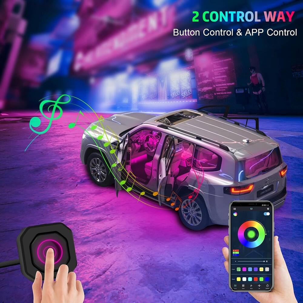 2 CONTROL WAY  
Button Control & APP Control