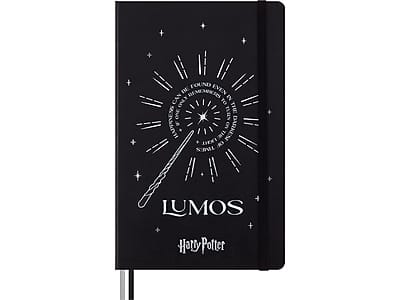 "Moleskine - Harry Potter Lumos Limited Edition Notebook, 5"" x 8.25"", Narrow-Ruled, (LEHP23QP060LUM) - Black/White" price history on PriceWatchPro