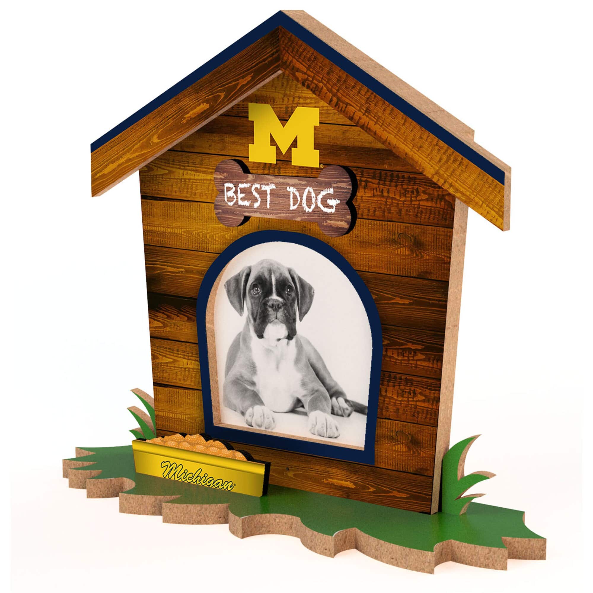 Fan Creations - Michigan Wolverines Dog House Photo Frame - Multicolor price history on PriceWatchPro