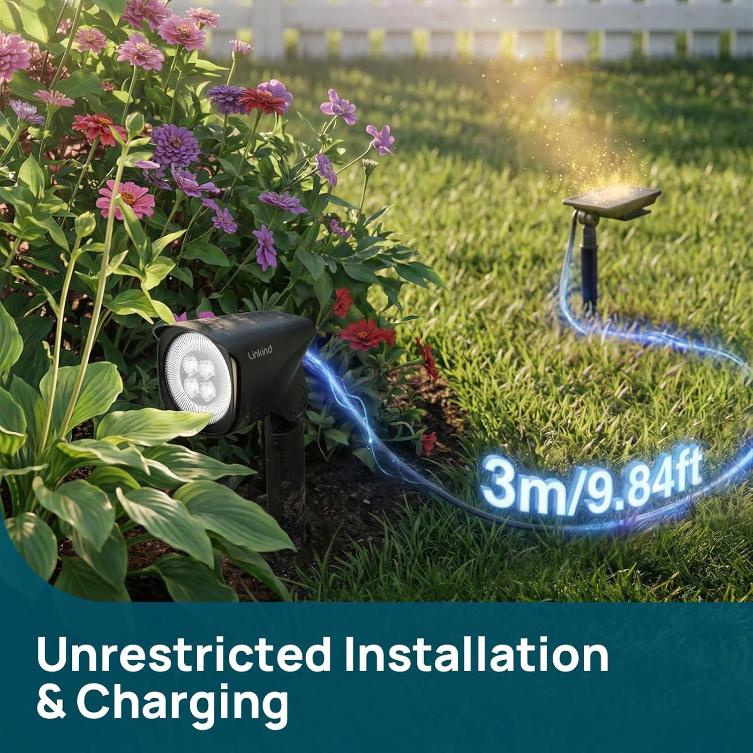 Unrestricted Installation & Charging

3m/9.84ft