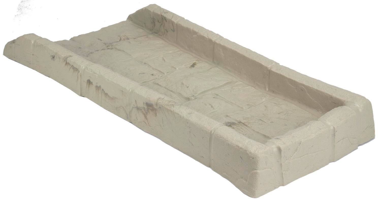 Alt View 3. Suncast - Suncast SB24 Decorative Rain Gutter Downspout Splash Block, Light Taupe(12 Pack).