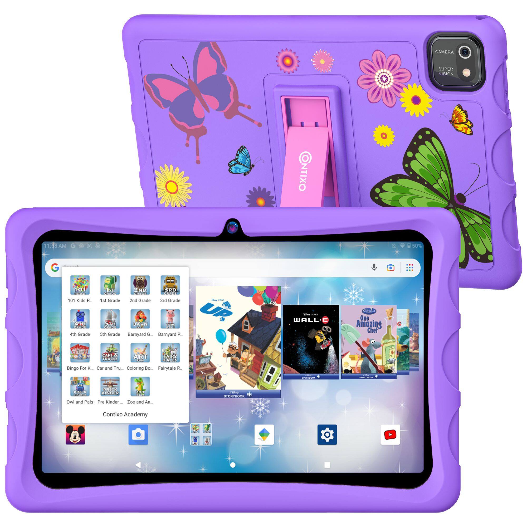 CAMERA SUPER VISION CONTIXO

1:58 AM 50% G es 101 I 121 Bds R STH CTA ah drade 15 ZNE CHE A ! 1or Grade 2nd Crane M Grade aVa 2 Sei Grade Baryand d Barryard 2 - I U - WALL One Amazing Chef ARS A MRT SIA uER TARt - Bingo For . Car and Tru. Coloring Bo Fairytale F - - I I ada VALCN II Oel and Pals Pre Kinder ee 200 and an - Contixo Academy

101 Kids P.
1st Grade
2nd Grade
3rd Grade
4th Grade
5th Grade
Barnyard G.
Barnyard P.
Bingo For
Car and Tru.
Coloring Bo.
Fairytale P.
Owl and Pals
Pre Kinder
Zoo and An...
Contixo Academy

WALL-E
One Amazing Chef