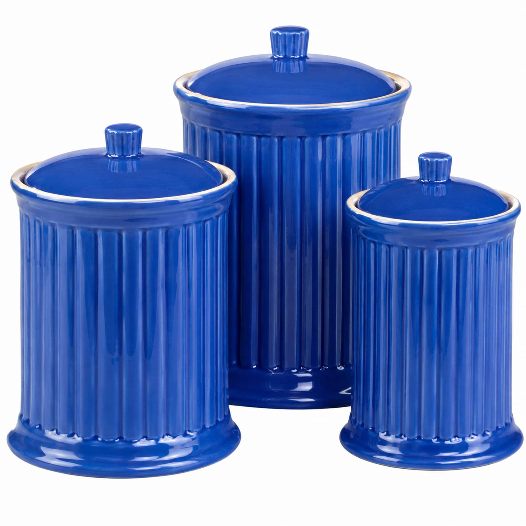 Omniware - Simsbury Canisters, Set of 3 - Simply Blue price history on PriceWatchPro