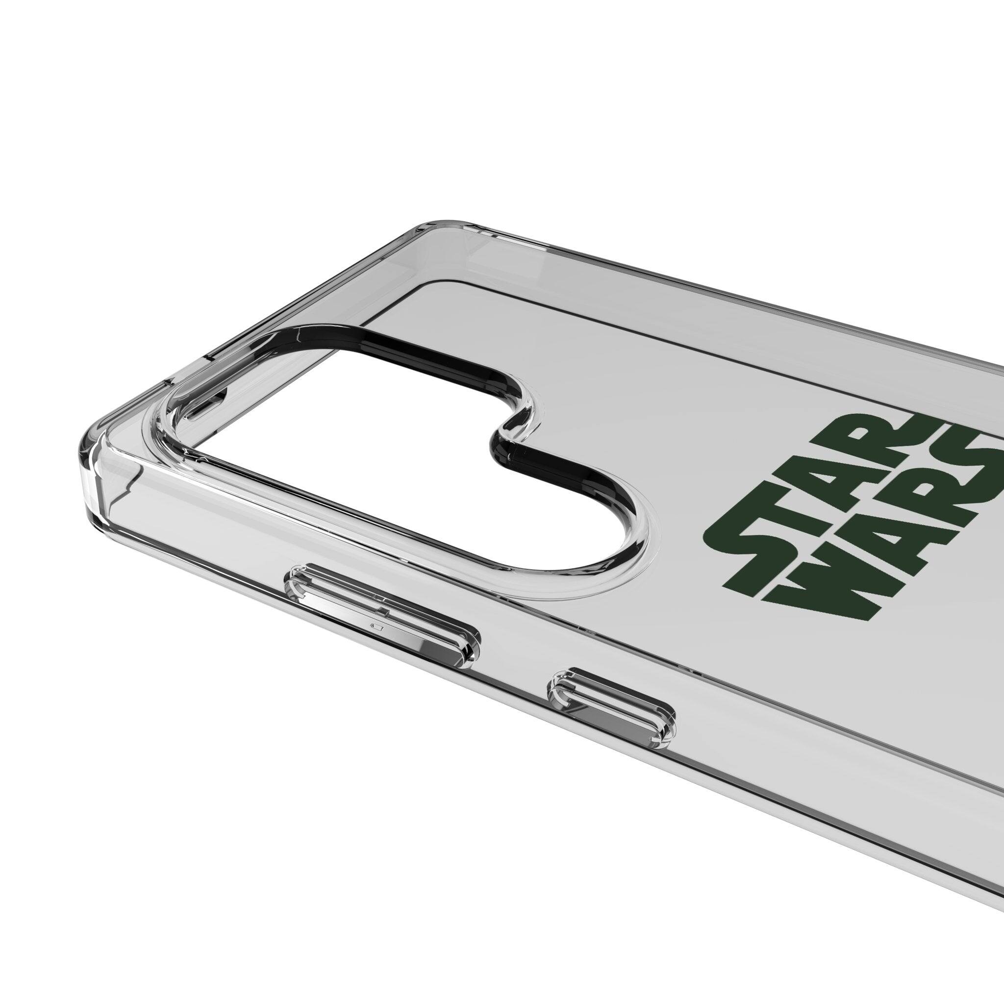 Left. Keyscaper - Star Wars: A New Hope Color Block Clear Phone Case - Samsung Galaxy S22 - Yoda.