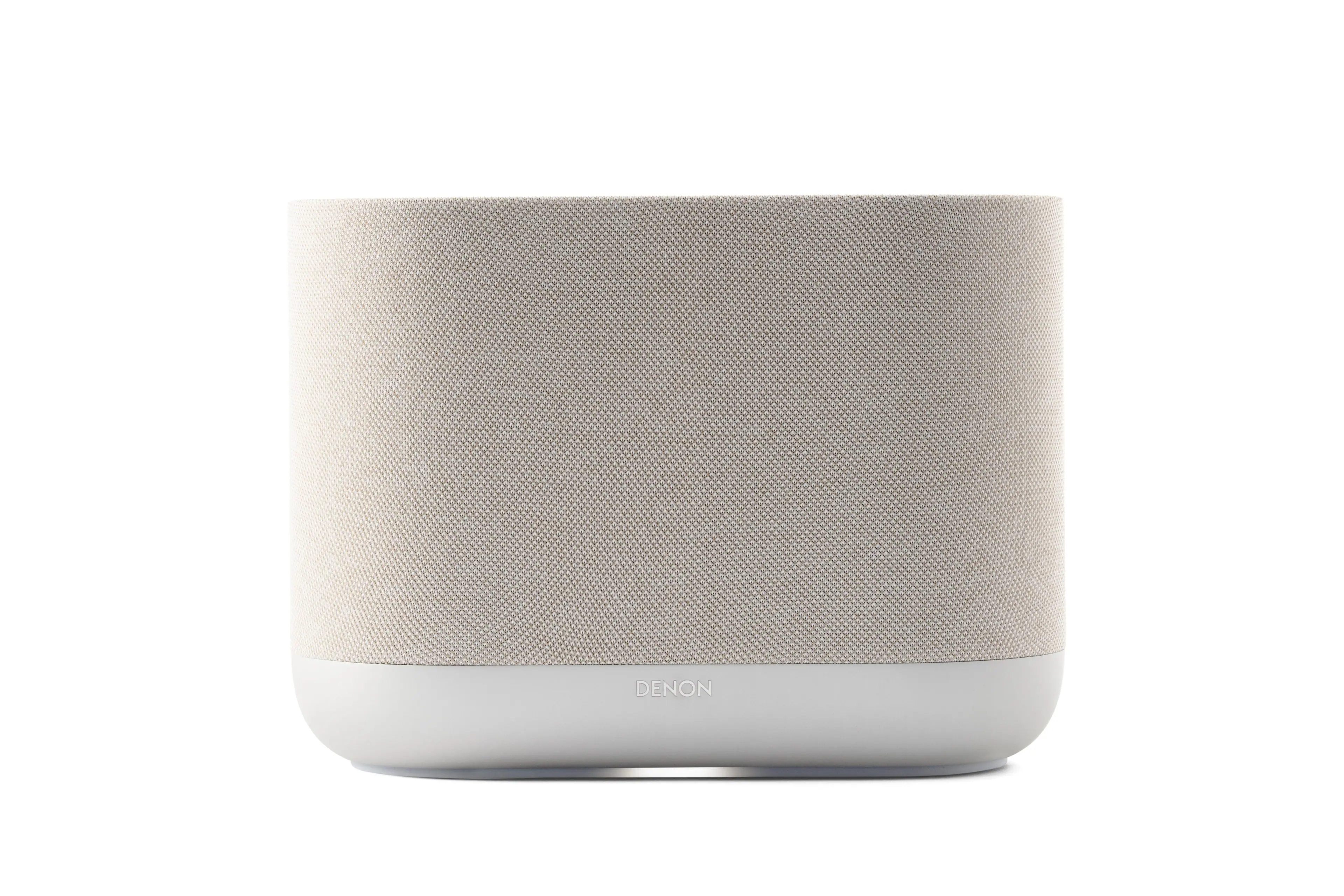Front. Denon - DENON HOME 400 Wireless Smart Speaker - Stone.