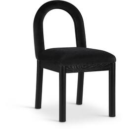 Meridian Furniture - Conrad Velvet Dining Chair - Black