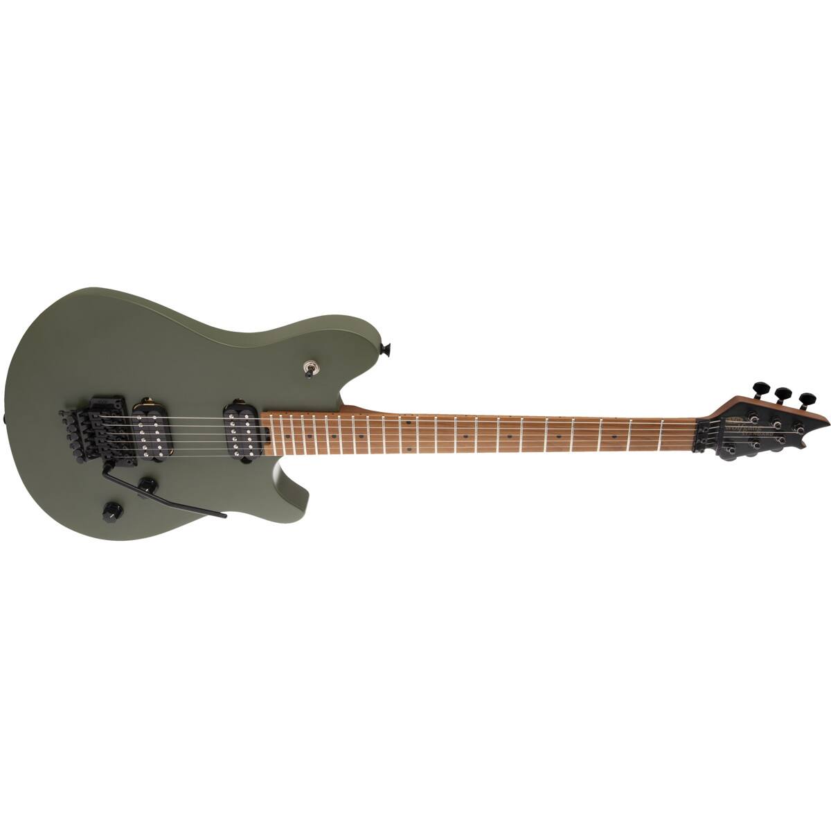 Alt View 4. EVH - EVH Wolfgang WG Standard Electric Guitar, Matte Army Drab.