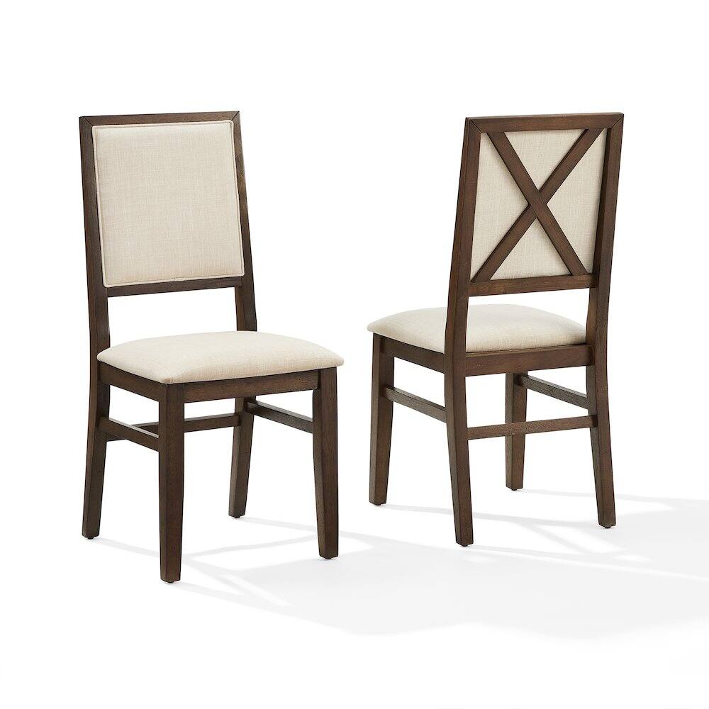 Crosley Furniture - Joanna 2-Piece Upholstered Back Dining Chair Set - Black