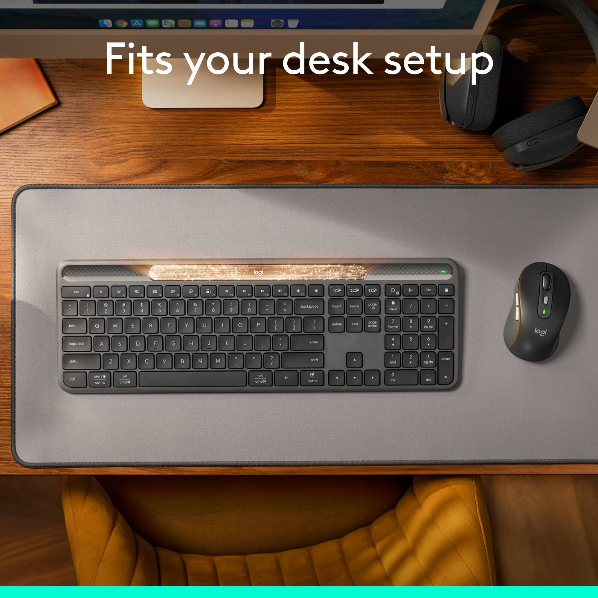 Fits your desk setup