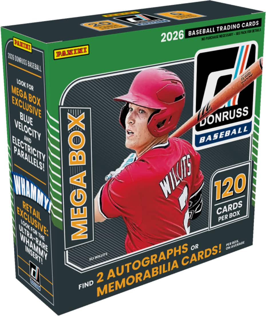 2026 Panini Donruss Baseball Mega Box price history on PriceWatchPro