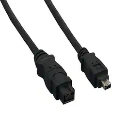 Sanoxy - 6ft IEEE 1394b FireWire 800 9-pin to 4-pin - Black