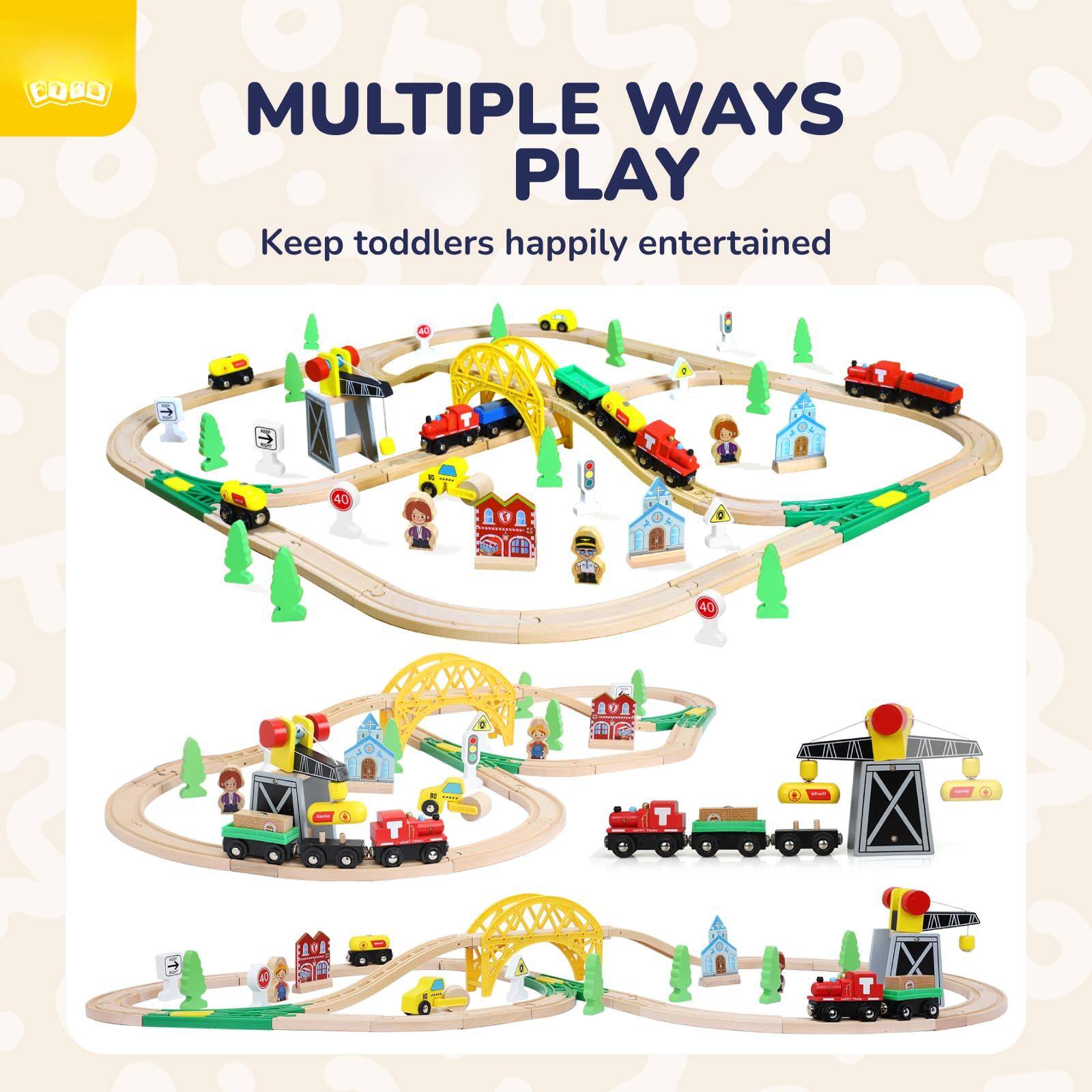 **MULTIPLE WAYS PLAY**

Keep toddlers happily entertained