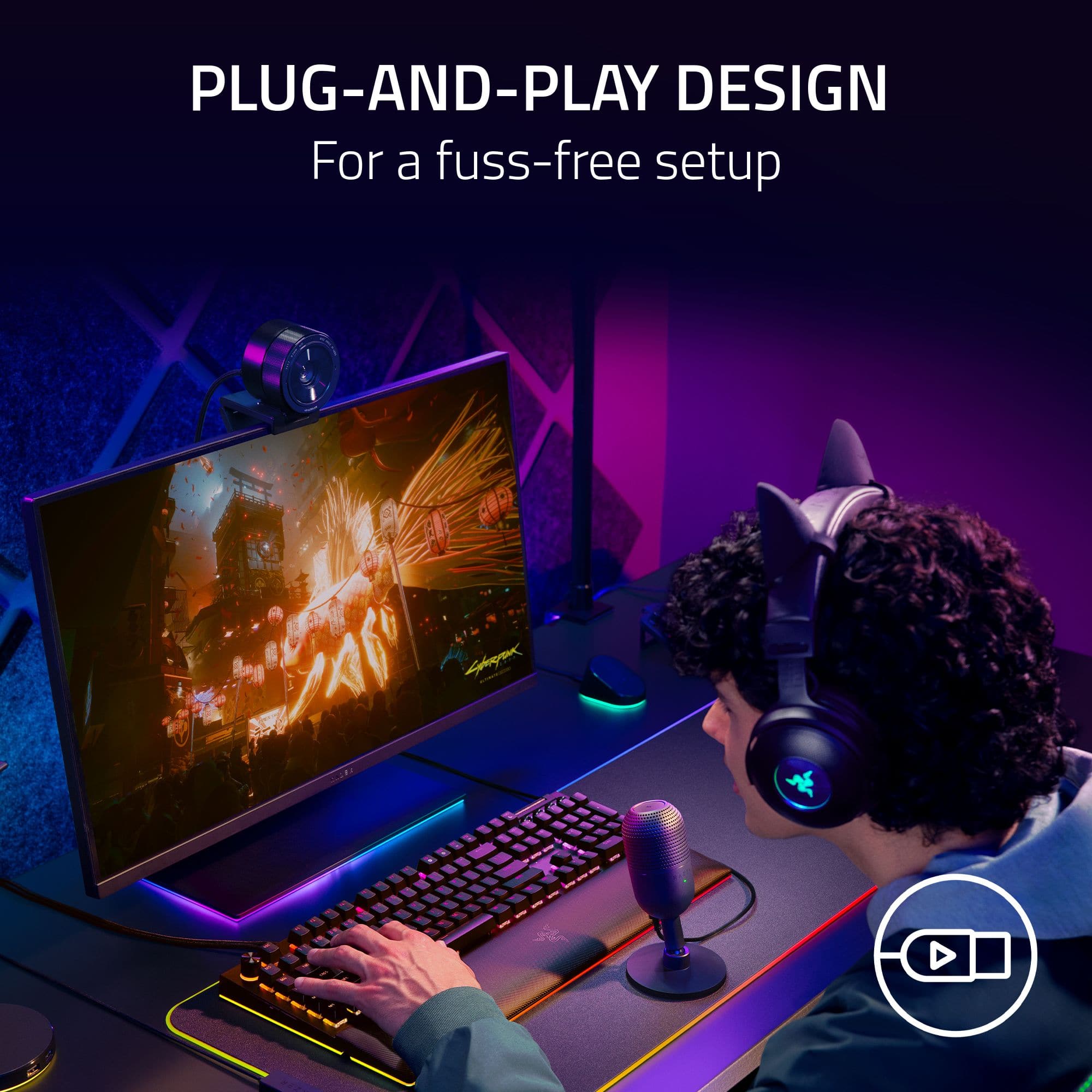 PLUG-AND-PLAY DESIGN For a fuss-free setup