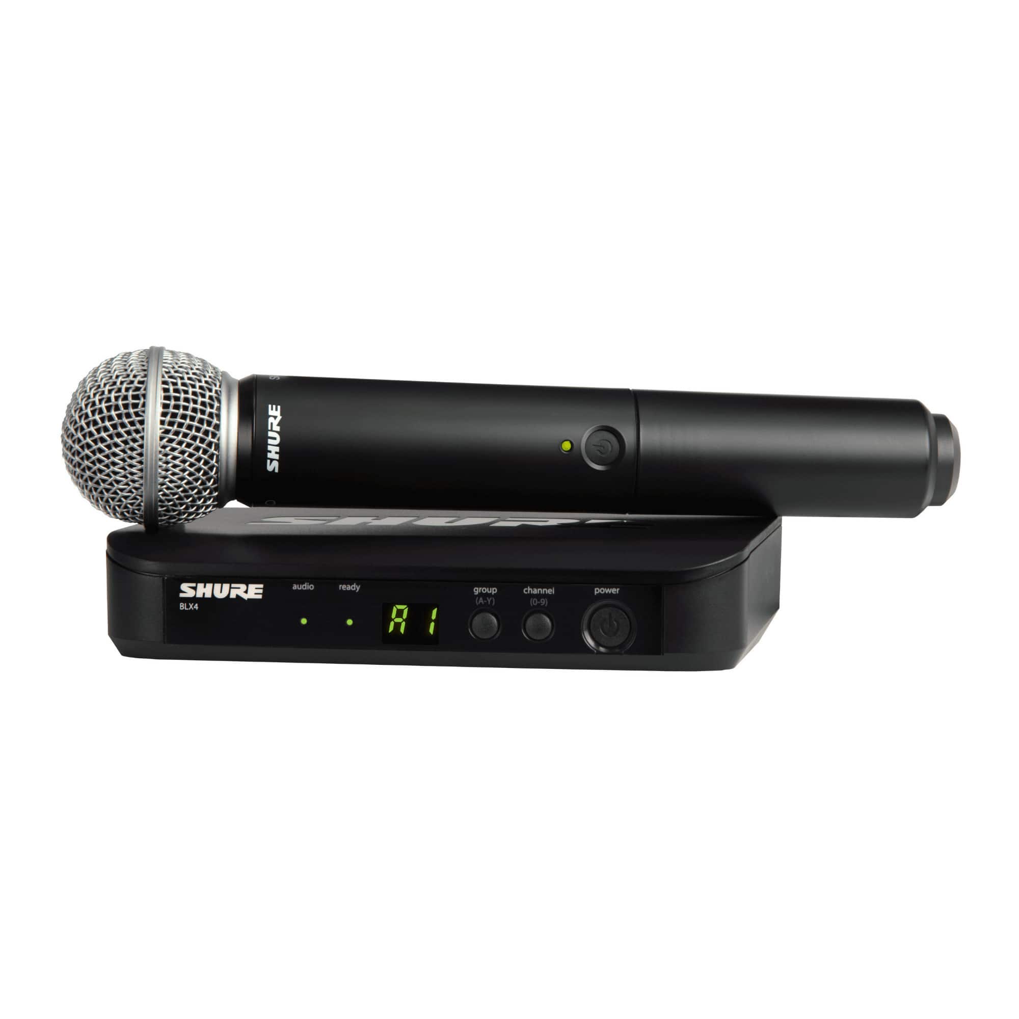 Shure - BLX24/SM58 H10 Frequency Band Simple Setup Wireless Microphone System