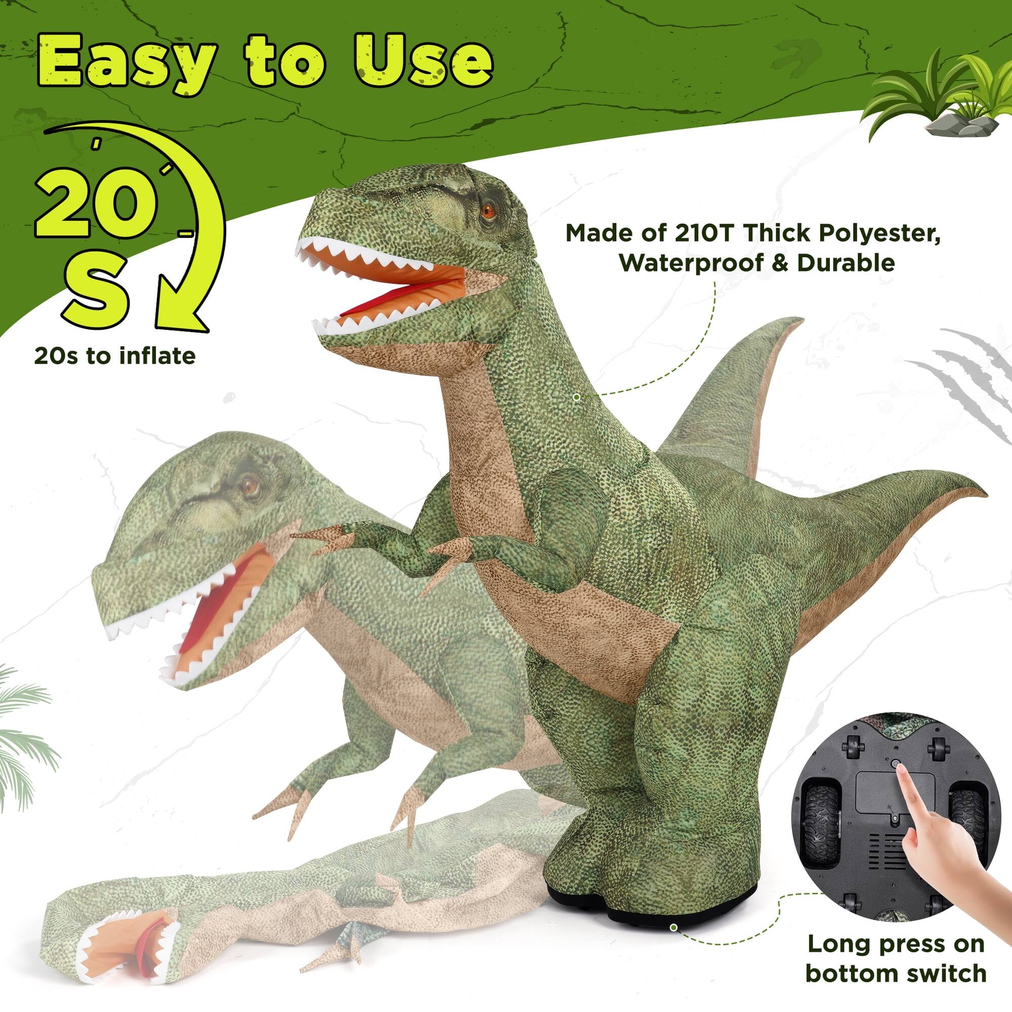 Easy to Use  
20s to inflate  
Made of 210T Thick Polyester, Waterproof & Durable  
Long press on bottom switch