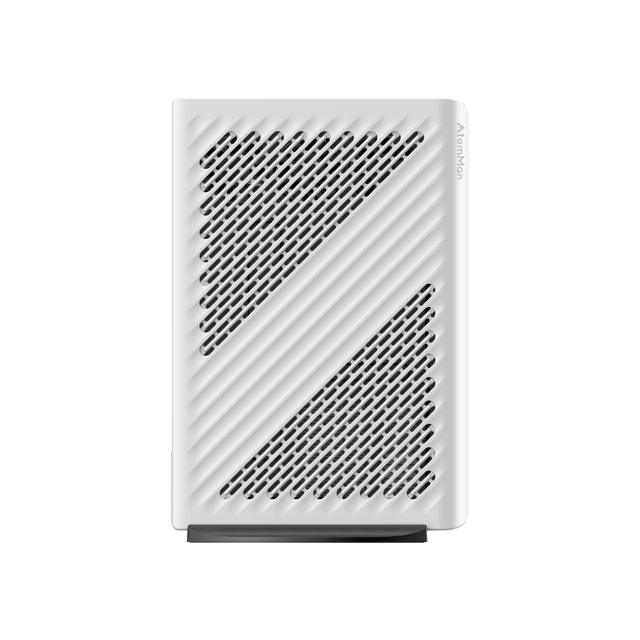 Back. Minisforum - AtomMan G1 Pro Gaming PC, AMD Ryzen 9 8945HX, NVIDIA GeForce RTX 5060, 32GB DDR5 + 1TB SSD, 5G Ethernet, Wi-Fi 7 - white.