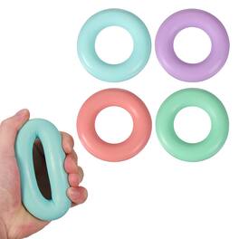 Unique Bargains - 4pcs Set 3.5" 20-50LB Pro Hand Gripper - Durable Non-Slip Exercise for Athletes, Rock Climbing, Workout & Fitness - Mint Green, Orange, Green, Purple