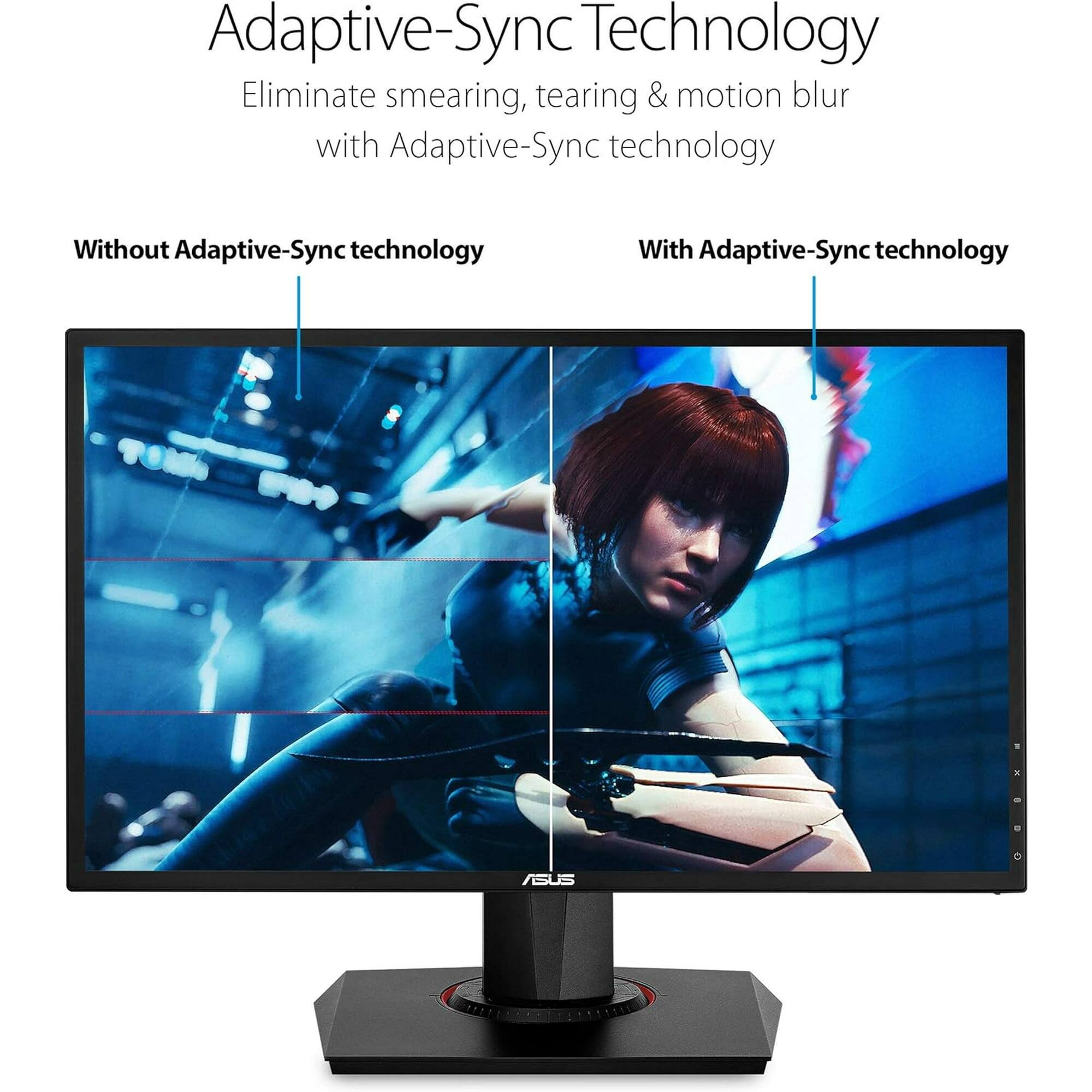 Adaptive-Sync Technology

Eliminate smearing, tearing & motion blur with Adaptive-Sync technology

Without Adaptive-Sync technology

With Adaptive-Sync technology