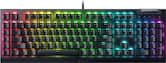 Razer - BlackWidow V4 X Full Size Wired Mechanical Green Clicky Switch Gaming Keyboard with Chroma RGB Backlighting - Black