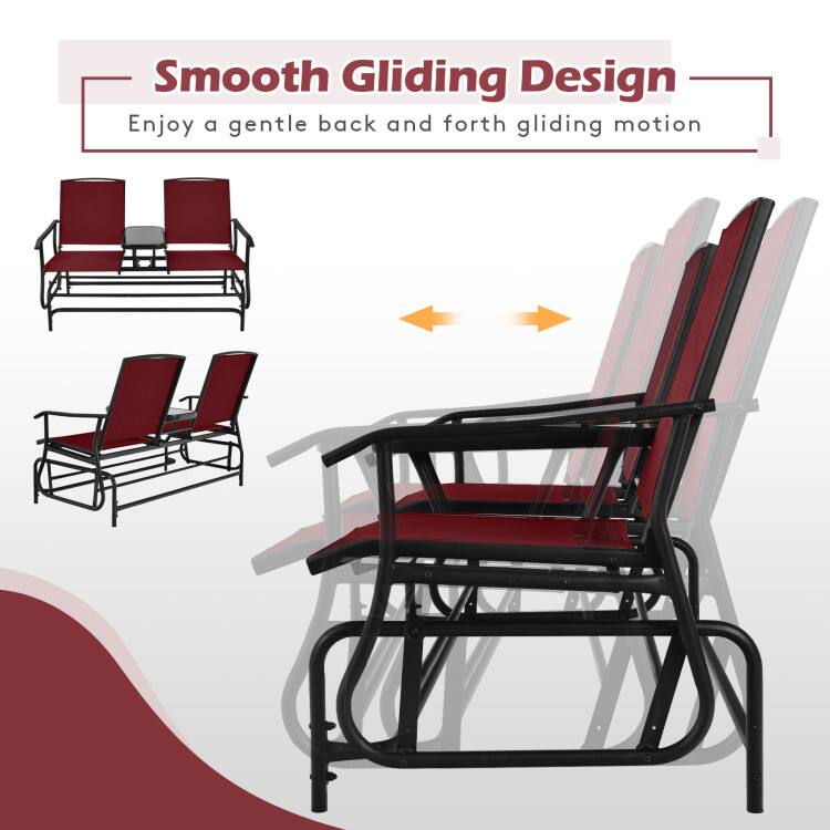 Smooth Gliding Design  
Enjoy a gentle back and forth gliding motion