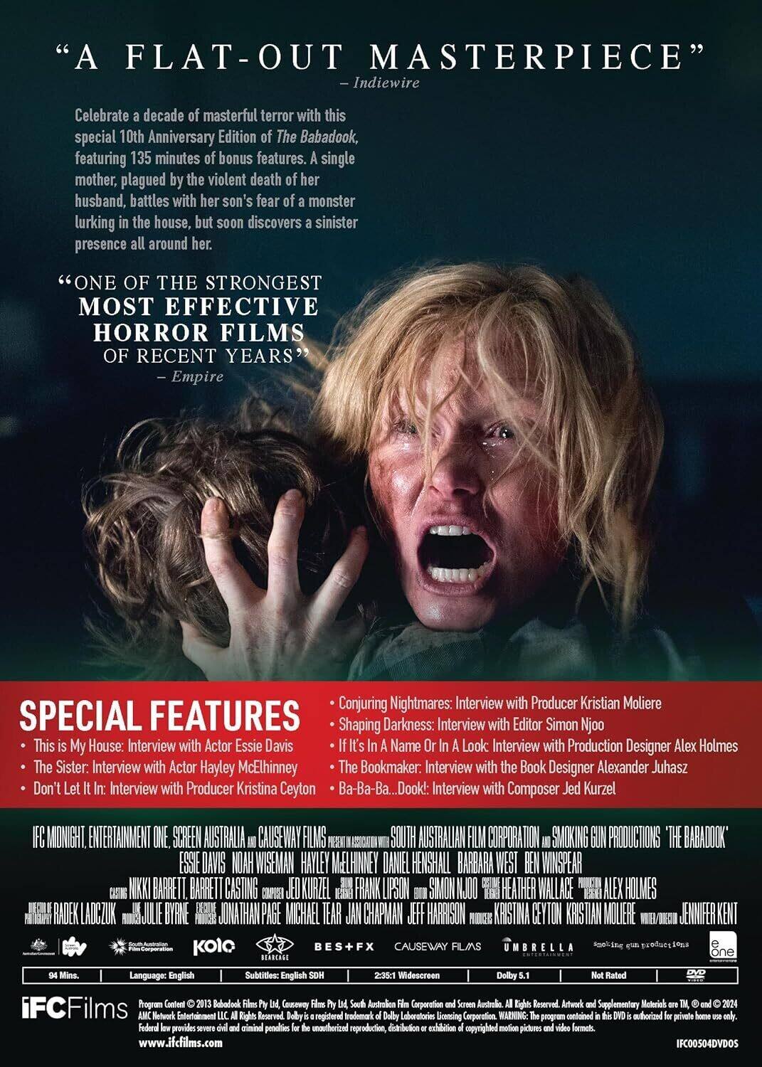 Alt View 1. The Babadook (10th Anniversary Edition)   - DVD.