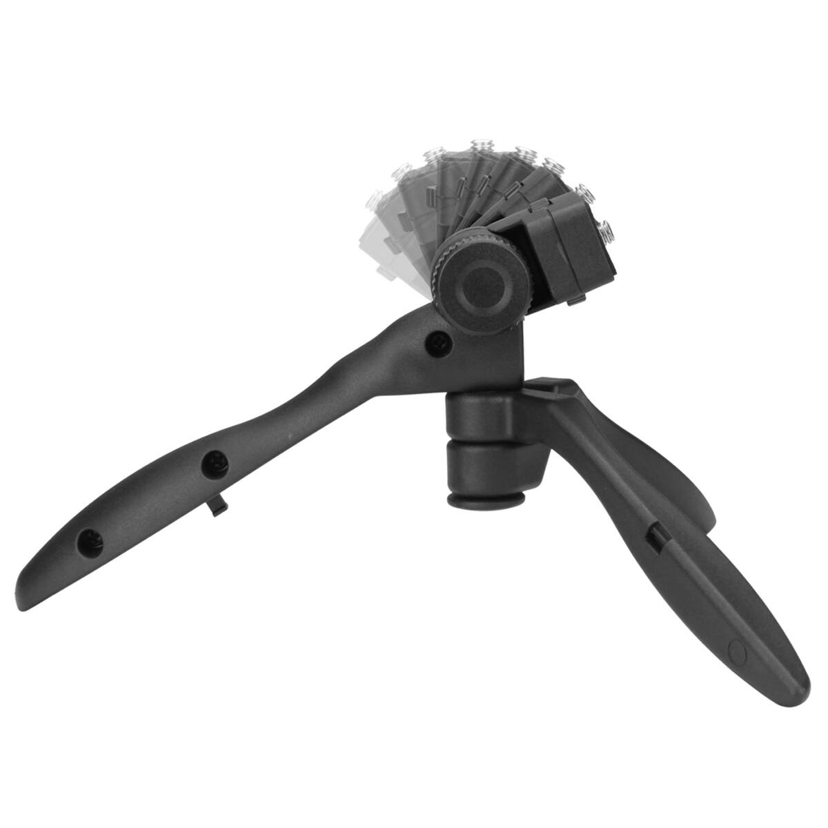 Alt View 6. NANLITE - Nanlite Aluminum Mini Tripod/Hand Grip with 1/4"-20 Mount.