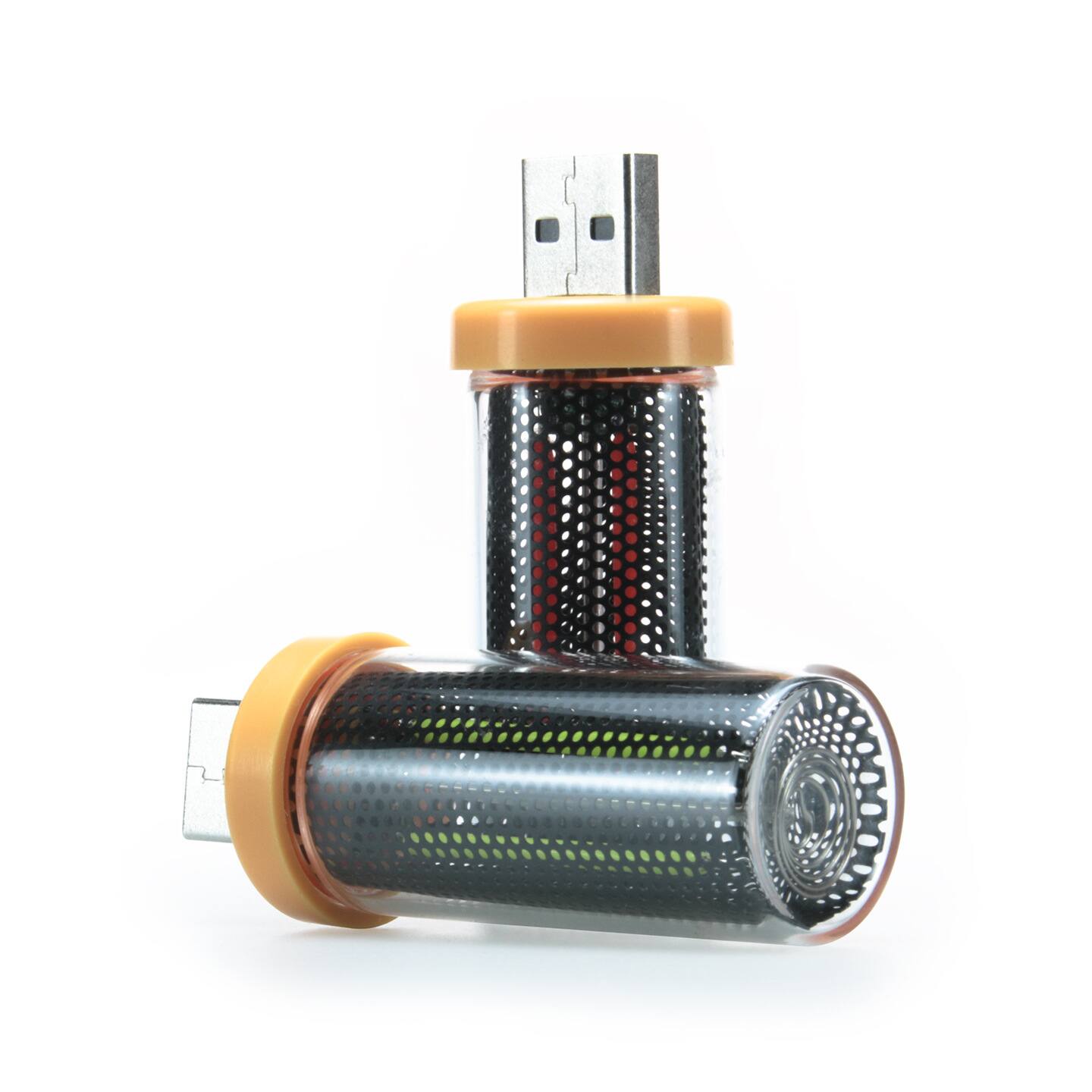 Alt View 5. YONWAY - USB Car LED Atmosphere Light, Touch Control Bulb, Bedroom Mood Lighting, Portable Glass Lamp for Vehicle, Bedroom.