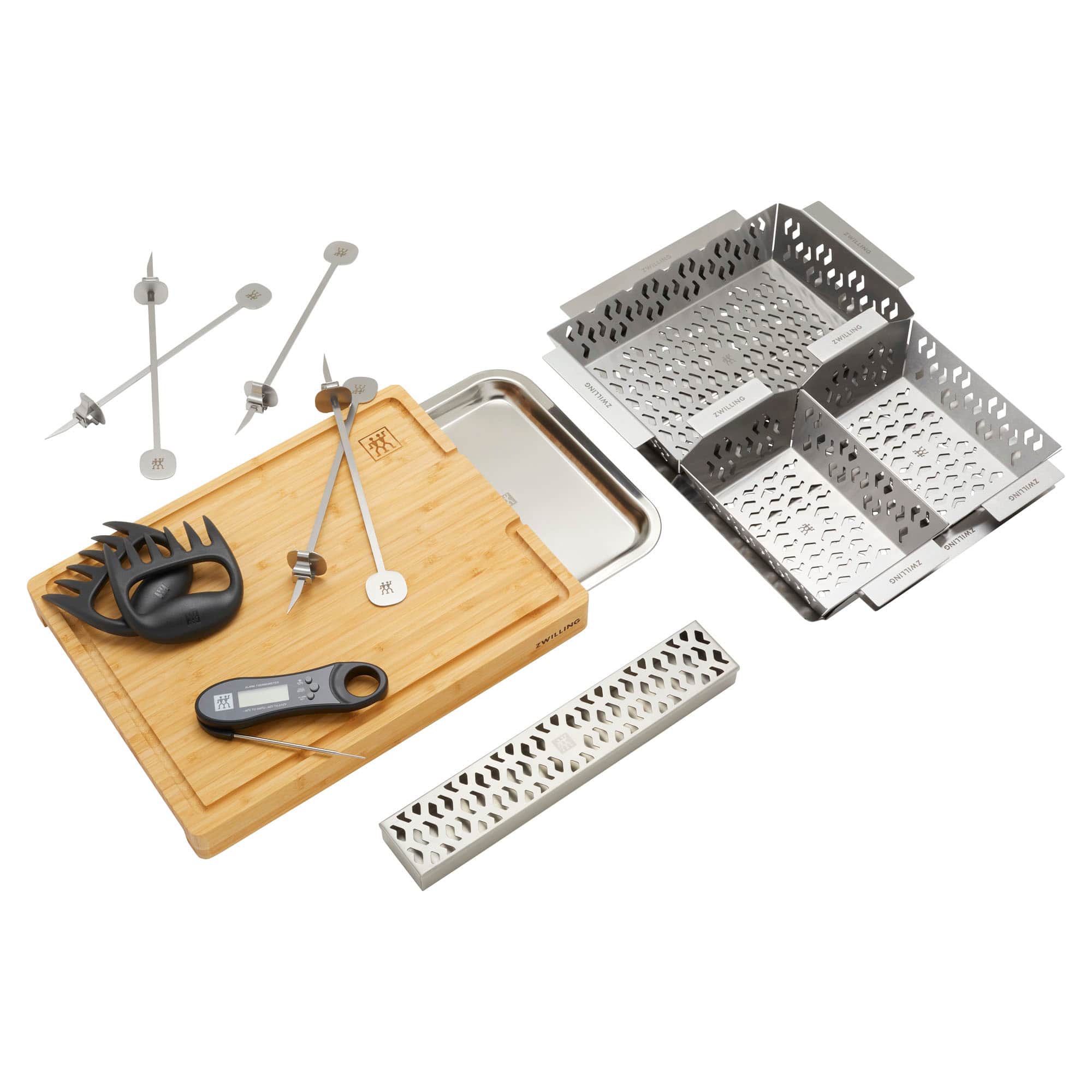 ZWILLING - BBQ+ 13-pc Grill Accessories Tool Set - Stainless Steel