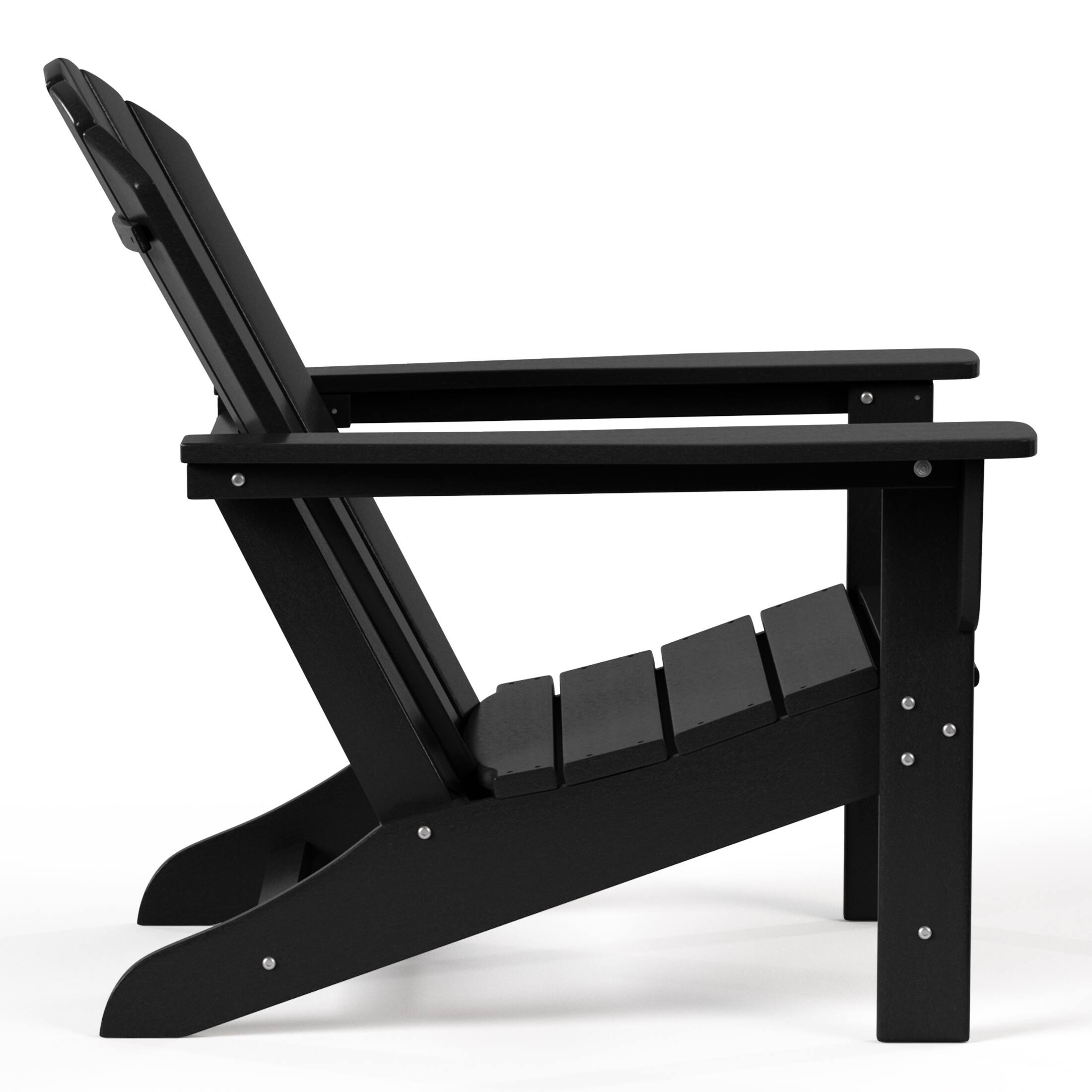 Back. WestinTrends - WestinTrends Dylan Outdoor Adirondack Chair (Set of 2) - Black.