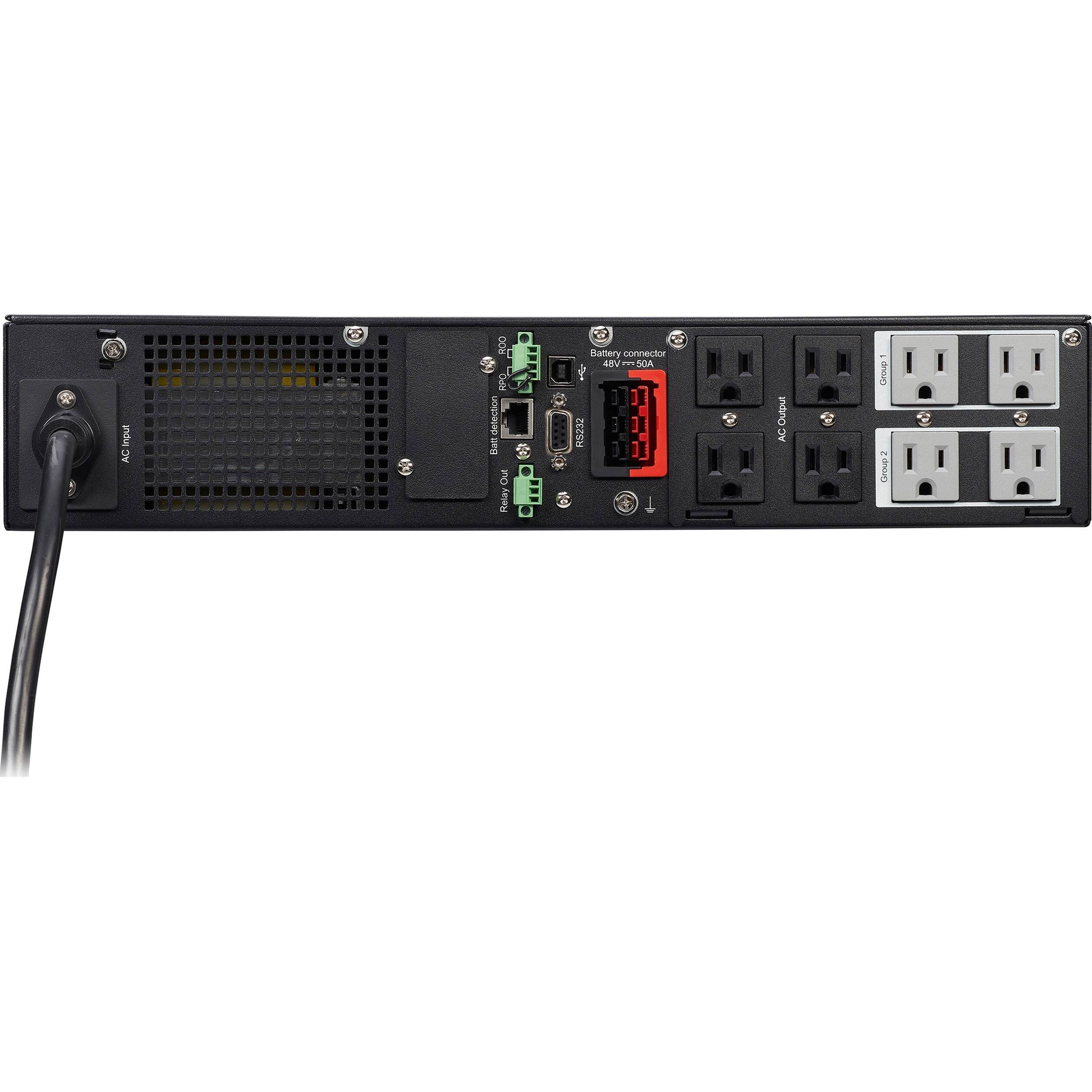 AC Input  
Battery Connector 48V 50A  
Output AC  
Battery Connector 48V 50A  
Group 1  
Group 2