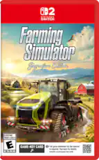 2 Nintendo Switch
Farming Simulator Signature Edition
XERON GAS RTS
Everyone Enfants et Adultes
Game-Card Key
Full game download via the internet is required. See back for details.
nintendo.com/eu/game-key-cards
ESRB E