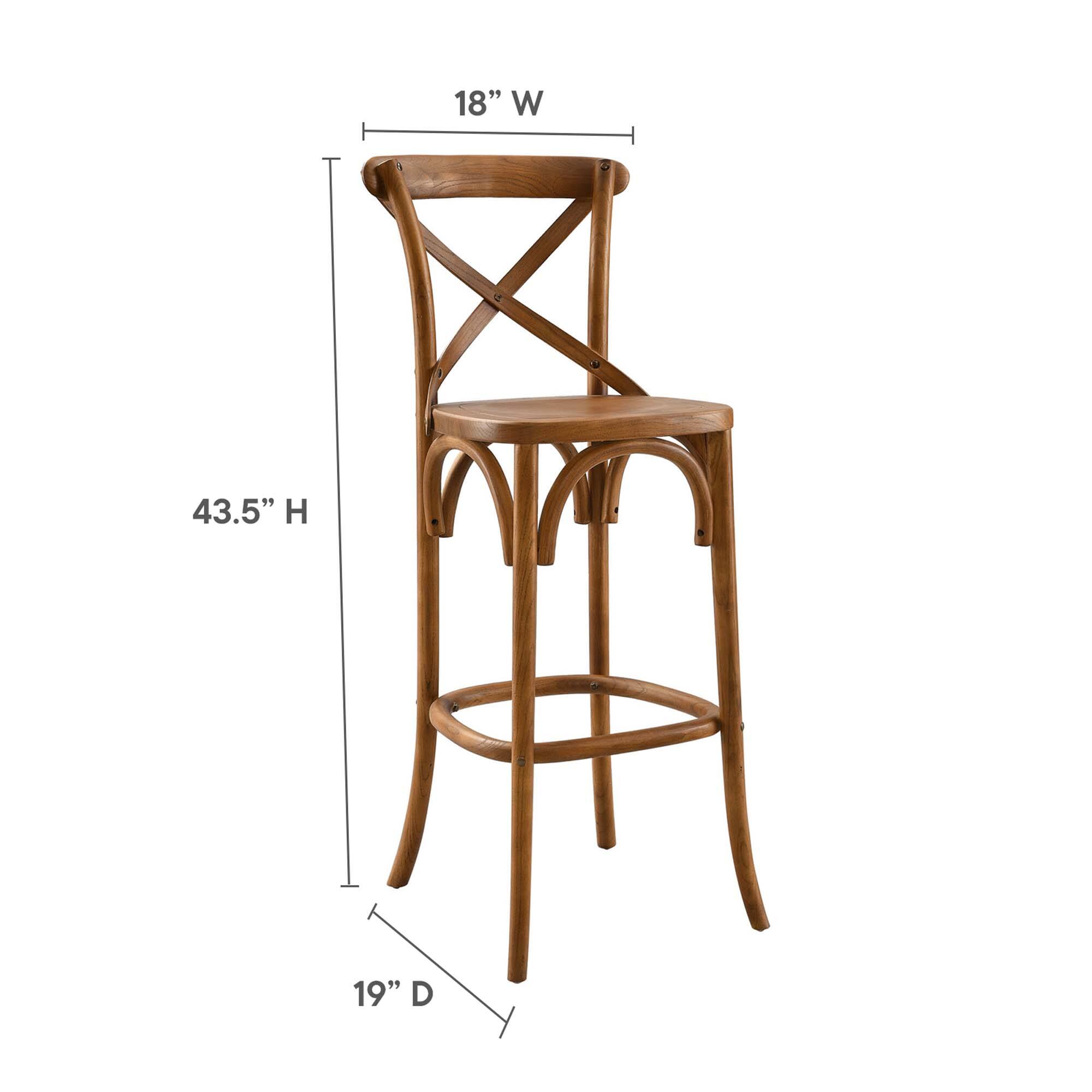 18" W x 43.5" H x 19" D