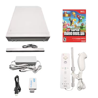 Refurbished Excellent Wii Console HD + Super Mario Bros. Bundle Refurbished Excellent Wii Console HD + Super Mario Bros. Bundle