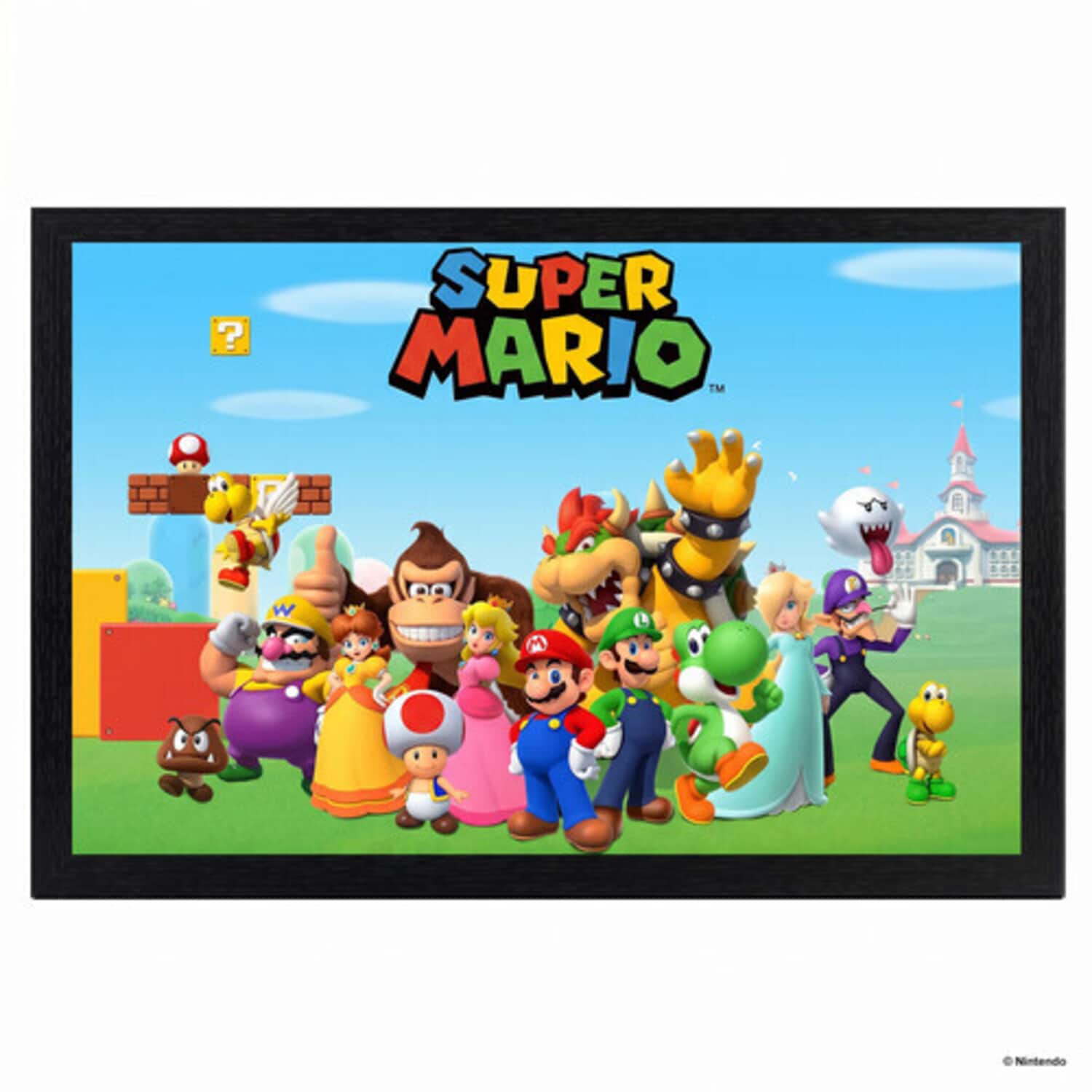 PopMarket - Super Mario - Group Lineup 11x17 Framed Gel Coat - Multicolor price history on PriceWatchPro