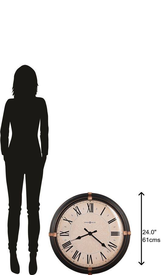 XII, XI, I, X, II, IX, III, VII, IV, VI, VII, VI, V, 24.0", 61cms