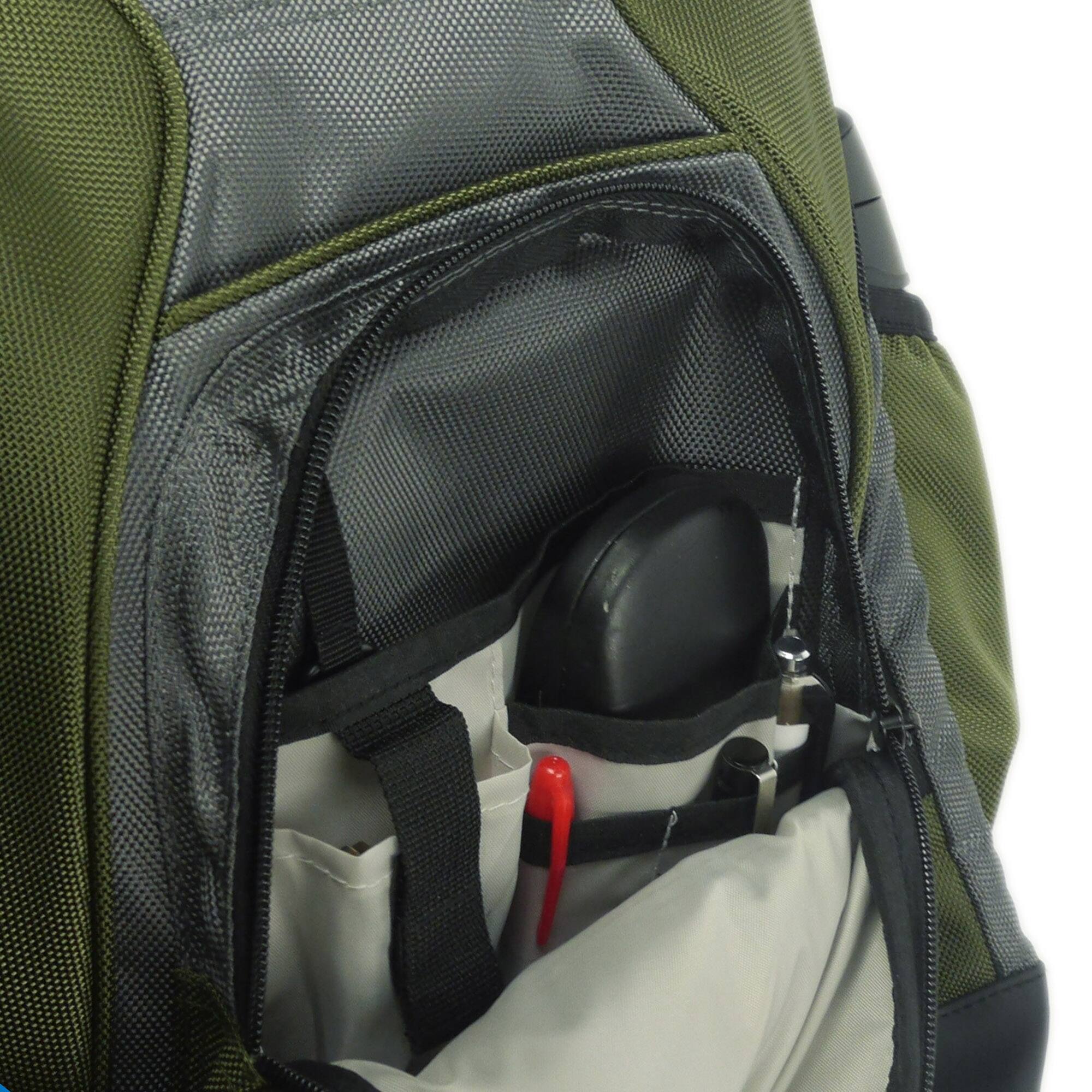 Alt View 1. Ful - Free Fallin' Padded Laptop Backpack, Fits Up to 17-Inch Laptops - GREEN.