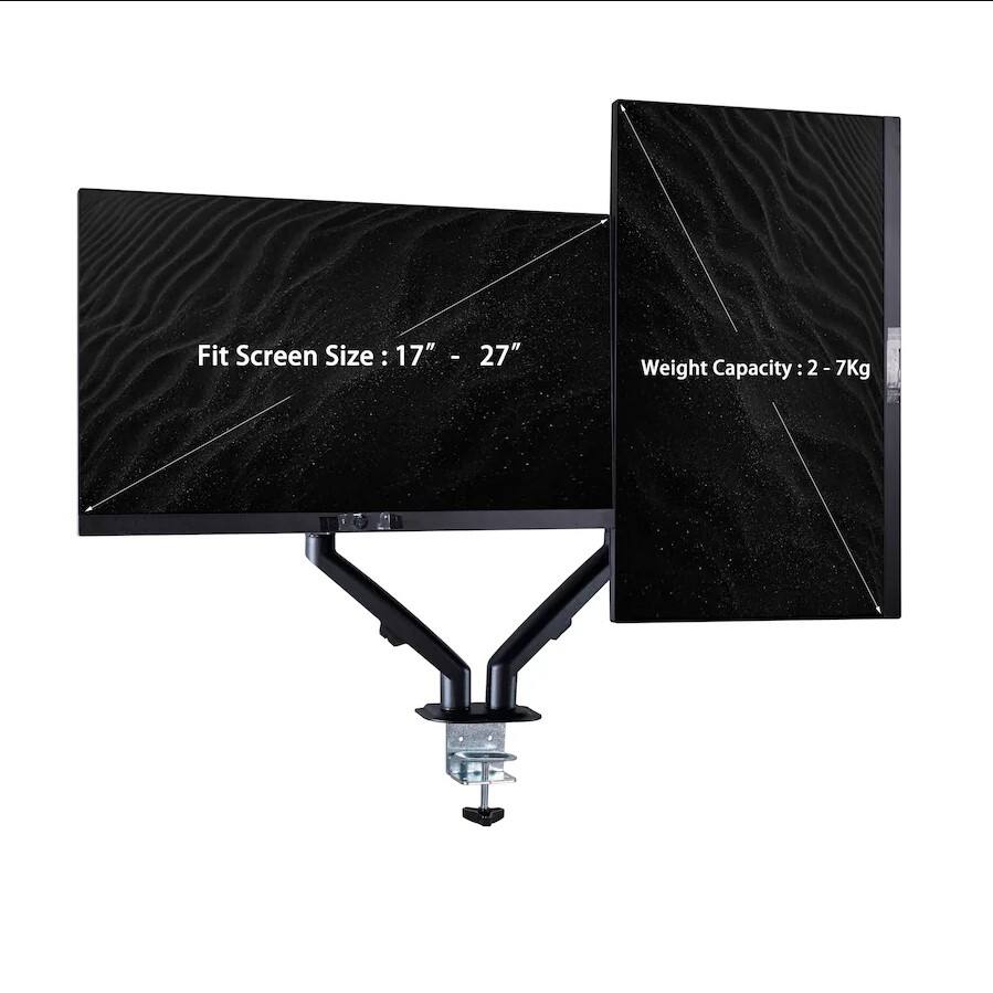 Fit Screen Size: 17" - 27"  
Weight Capacity: 2-7Kg