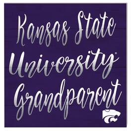 Jardine - Kansas State Wildcats 10'' x 10'' Grandparent Plaque - Purple