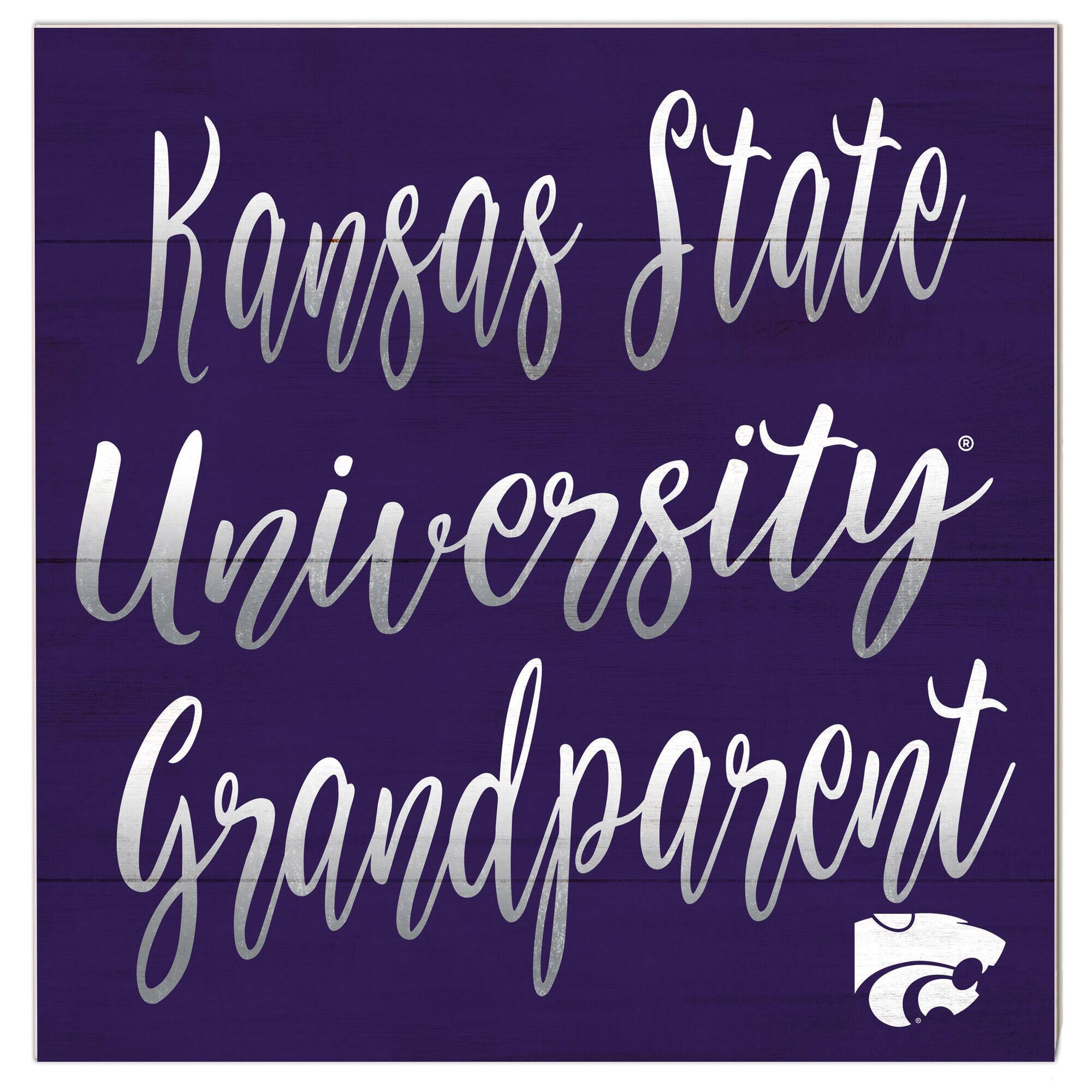 Kansas State Wildcats 10'' x 10'' Grandparent Plaque