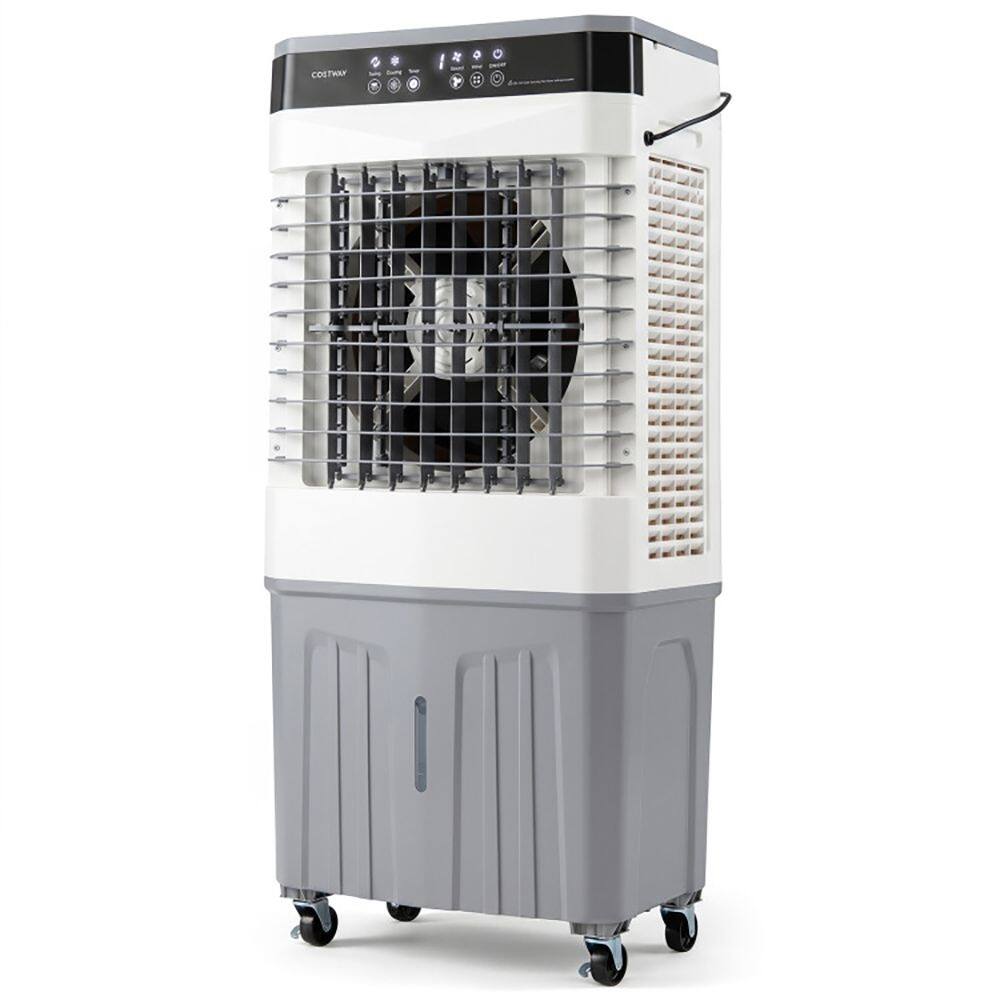 Angle. Loheer - Loheer 2100 CFM Swamp Cooler 3-in-1 Evaporative Air Cooler 7.2 Gal Water Tank Quiet Portable Room Cooling with Remote.