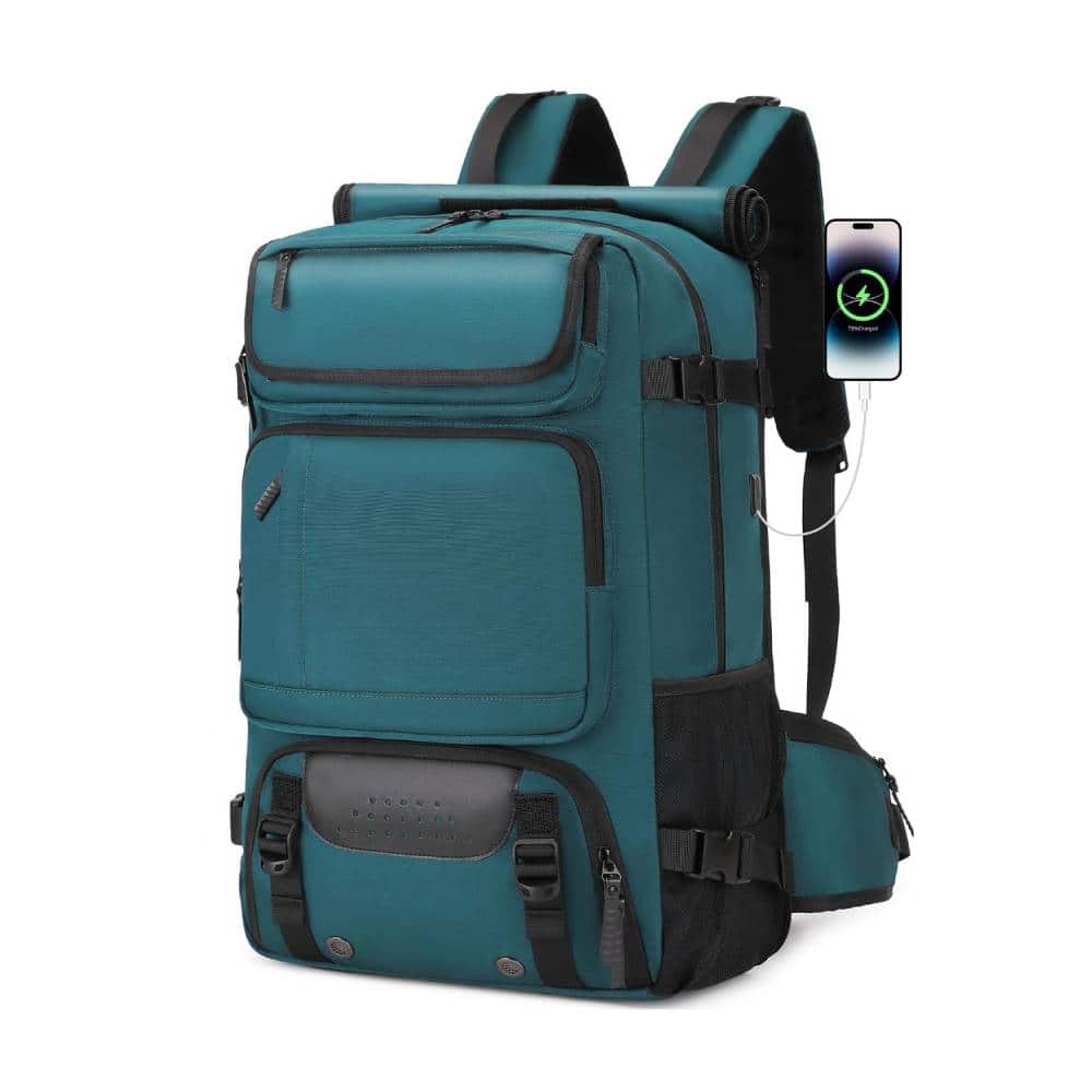 Cozy Serene - Airline Approved Men Carry-On Travel Backpack - Green