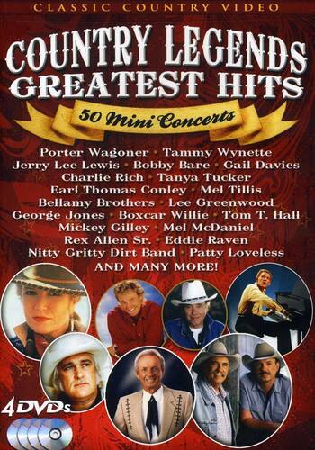 Front. Country Legends Greatest Hits: 50 Mini Concerts   - DVD.