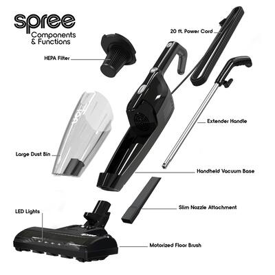 ionvac Spree, 3 in 1 Upright/Hand Held Vacuum Cleaner with ionvac Spree, 3 in 1 Upright/Hand Held Vacuum Cleaner with