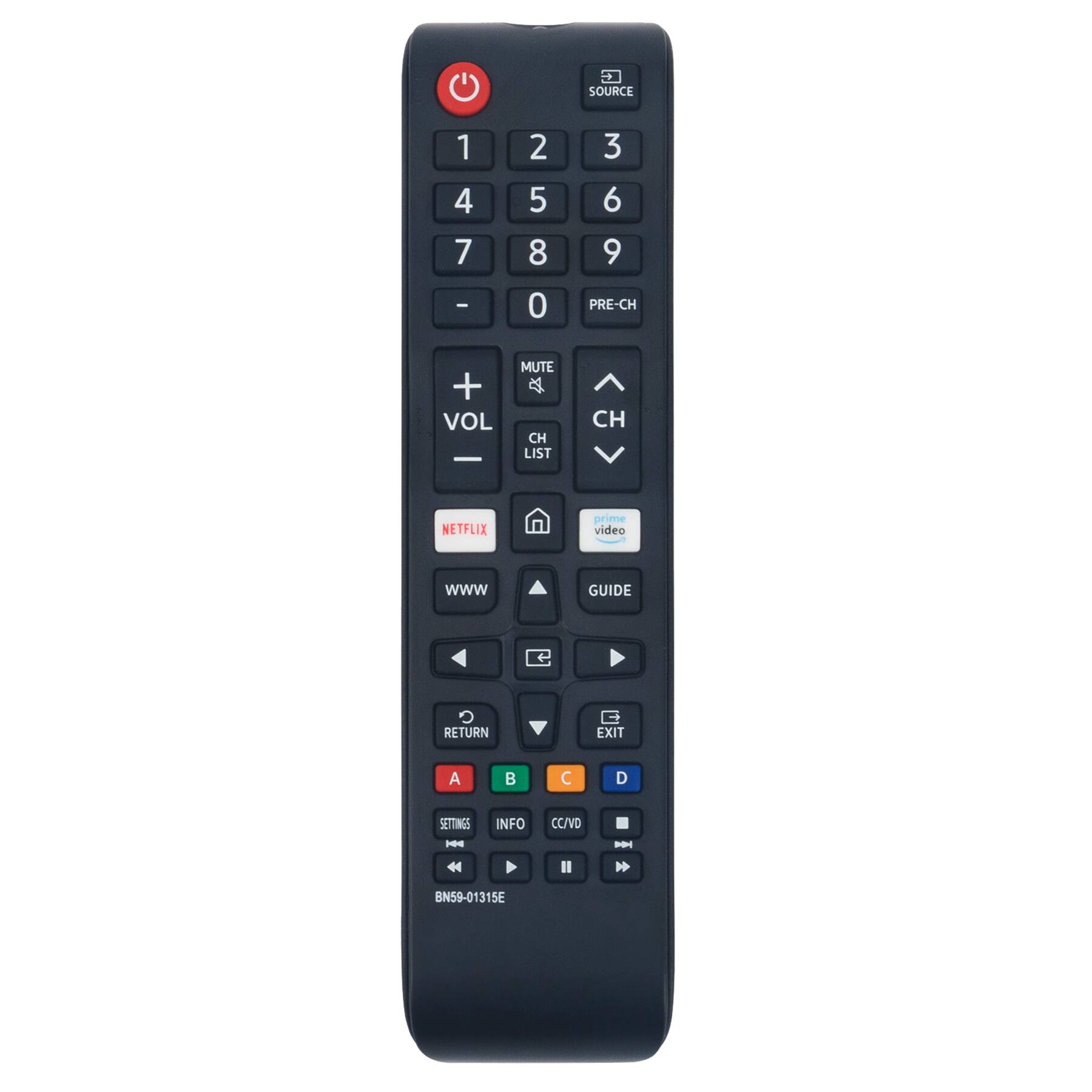 ALLIMITY - BN59-01315E Replaced Remote fit for Samsung TV UN58TU7000 UN58TU700D UN65TU700D UN70TU7000 UN65TU7000 UN43TU7000 - Black