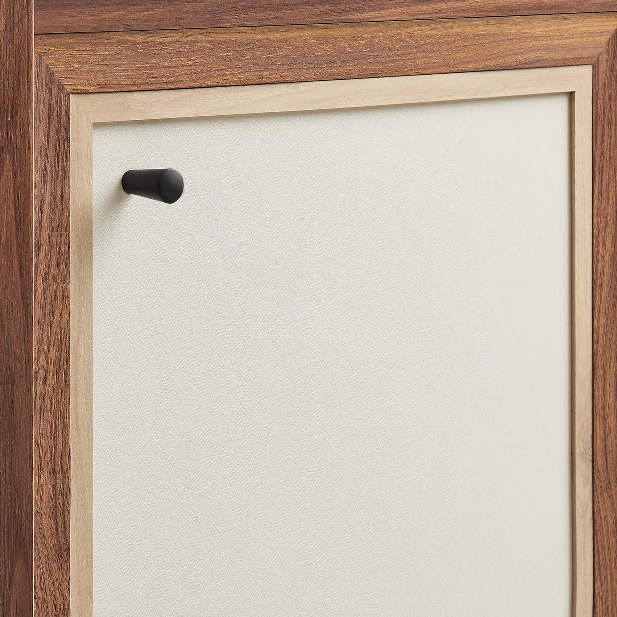 Alt View 6. Modway - Capri 49" Wood Grain Office Desk by Modway - Walnut.